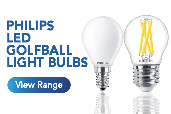 Philips LED Golfball Light Bulbs