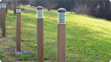 outdoor posts and bollard lights