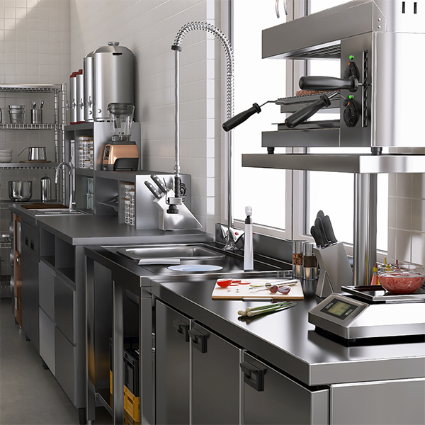 Kitchen & Food Prep Areas