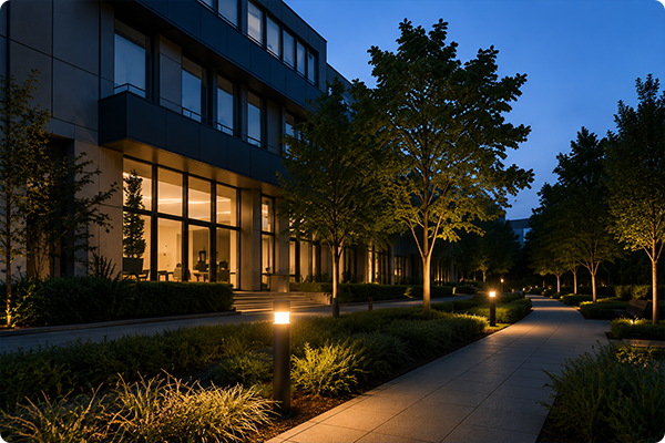 Low-carbon commercial lighting solutions for sustainable buildings