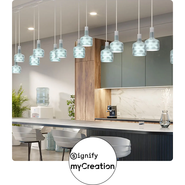 myCreation myCreation sustainable 3D printed decorative lighting solution