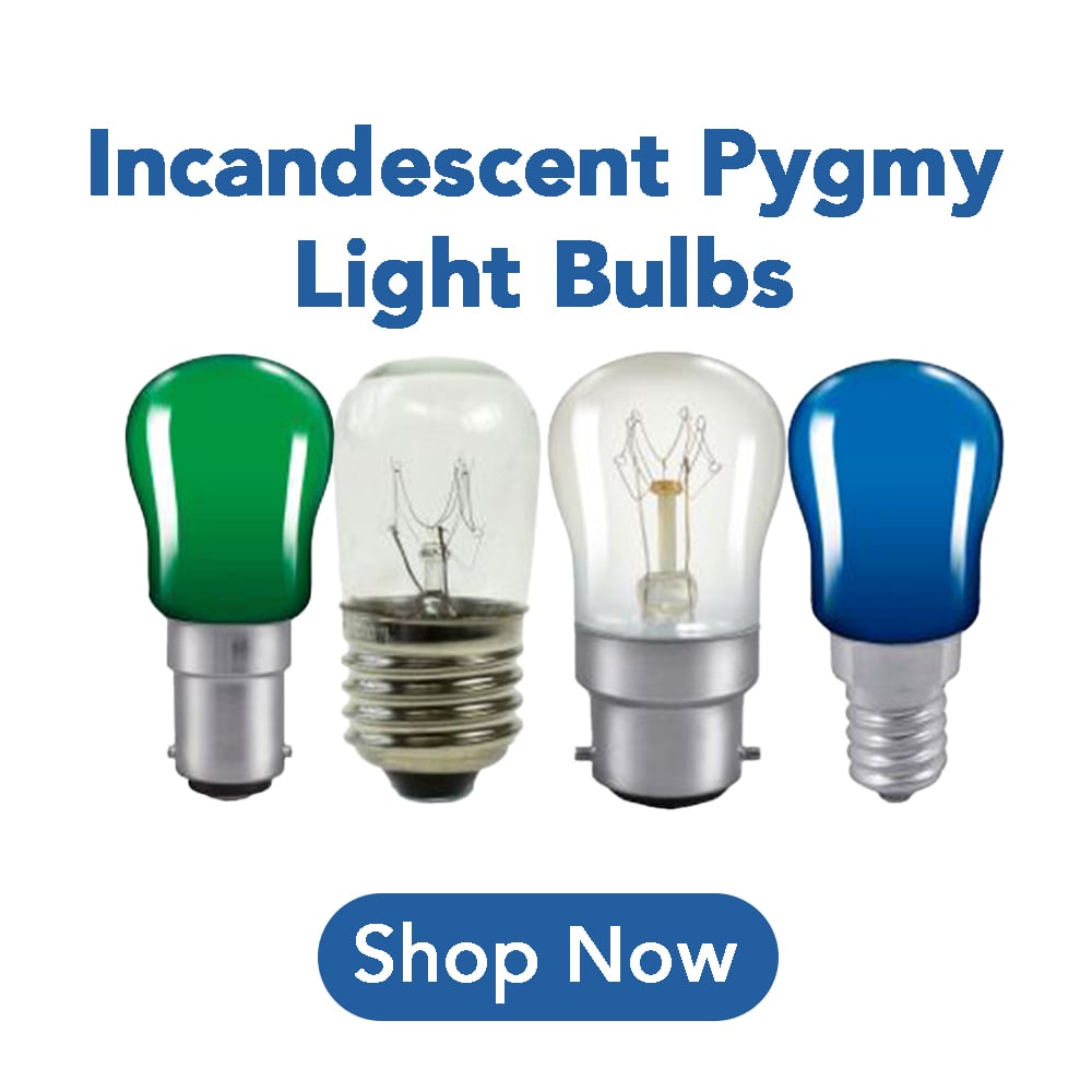 Incandescent Pygmy Light Bulbs