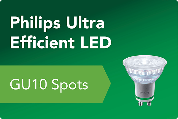 Philips Ultra-Efficient LED GU10 Spots