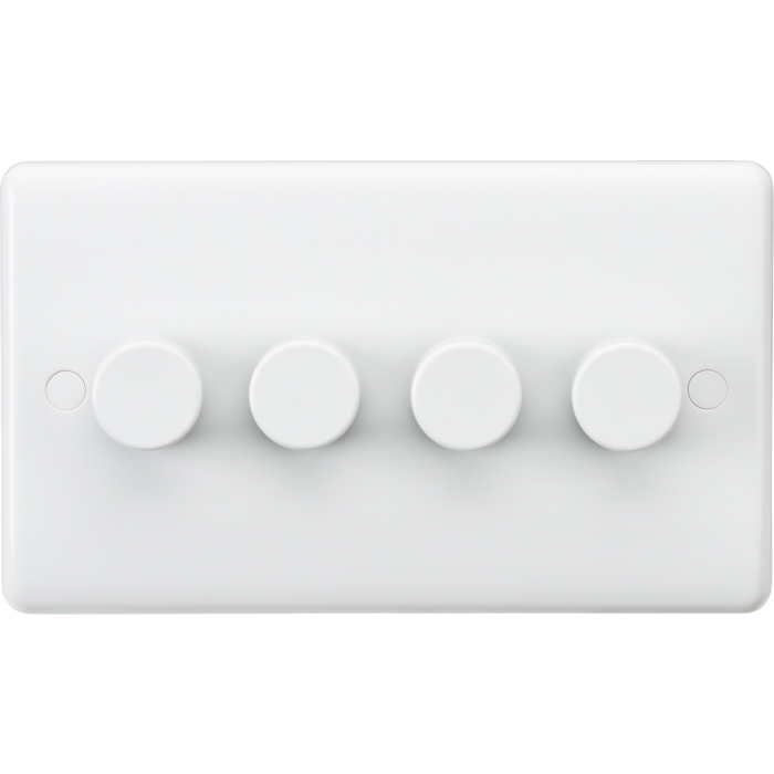 Knightsbridge 4 Gang LED Leading-Edge Dimmer 