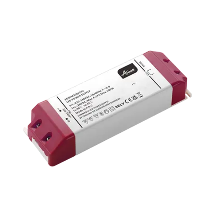 Ansell 100W 24V Triac Dimmable LED Driver