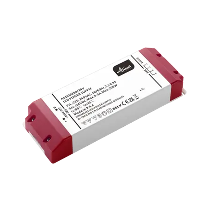Ansell 200W 24V Triac Dimmable Driver
