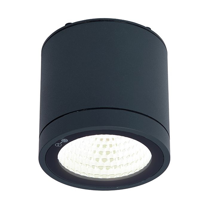 Ansell AFULED/GR Furia AC LED - 10W Warm White - Graphite