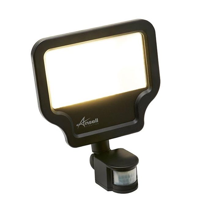 Ansell Calinor LED Polycarbonate Floodlight 50W Cool White PIR