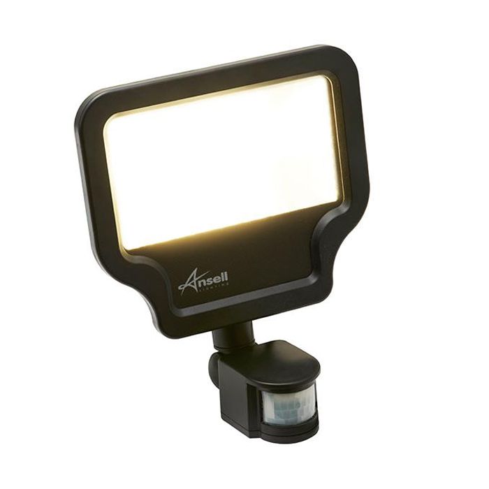 Ansell Calinor LED Polycarbonate Floodlight 50w Warm White PIR