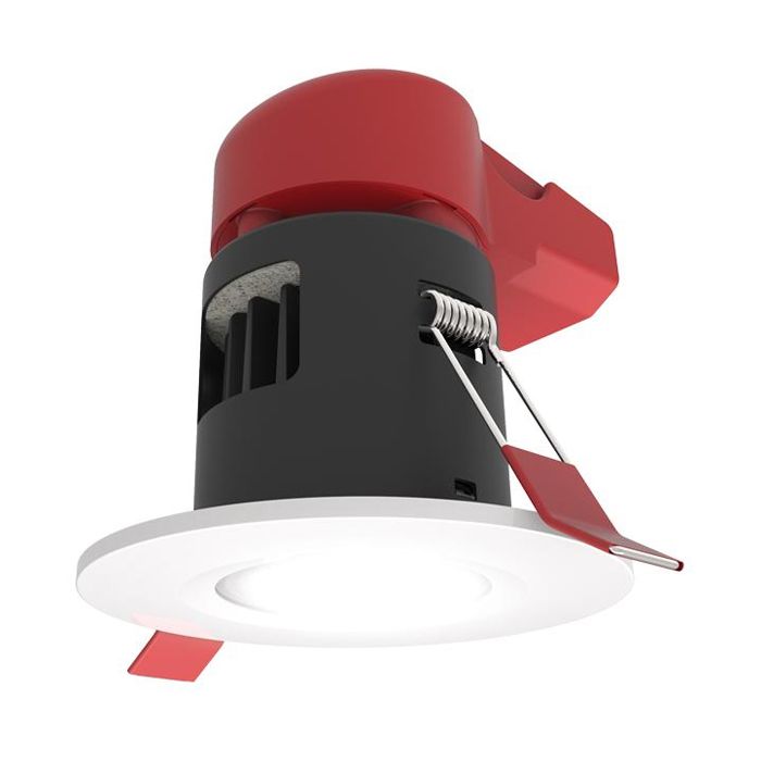 Ansell Prism 8W Fire-Rated LED Downlight IP65 Cool White