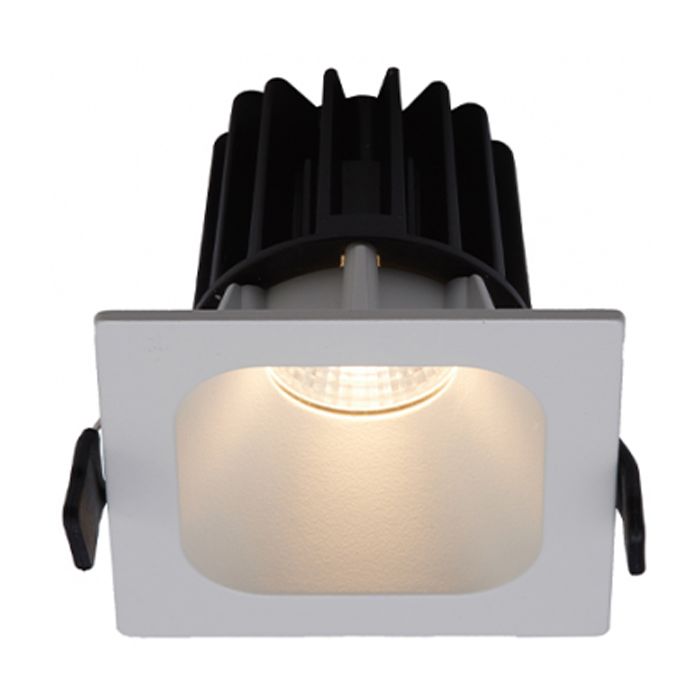 Ansell Unity 100 Square LED Downlight Cool White 14w White