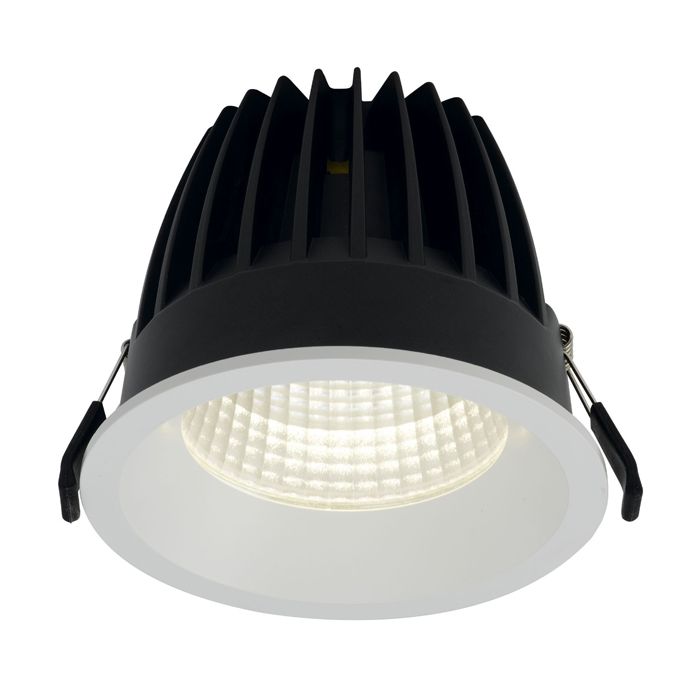 Ansell Unity 125 LED Downlight Warm White 21w White