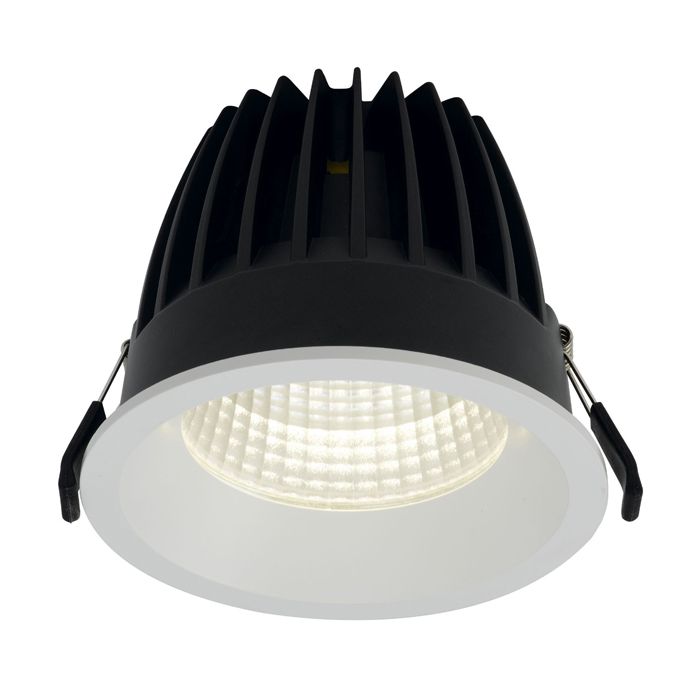Ansell Unity 150 LED Downlight Warm White 37w White