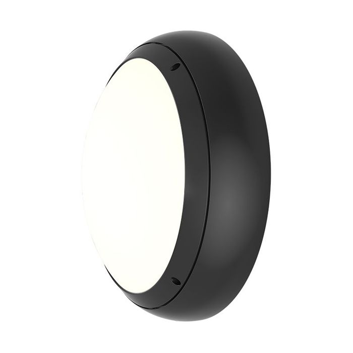 Ansell Vision 3 LED - Integral Microwave Sensor Emergency - 17W Cool White/Warm White - Graphite