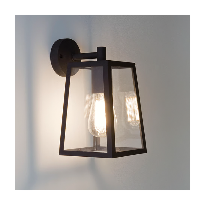 Astro Calvi Wall 215 Lantern Outdoor Light Textured Black