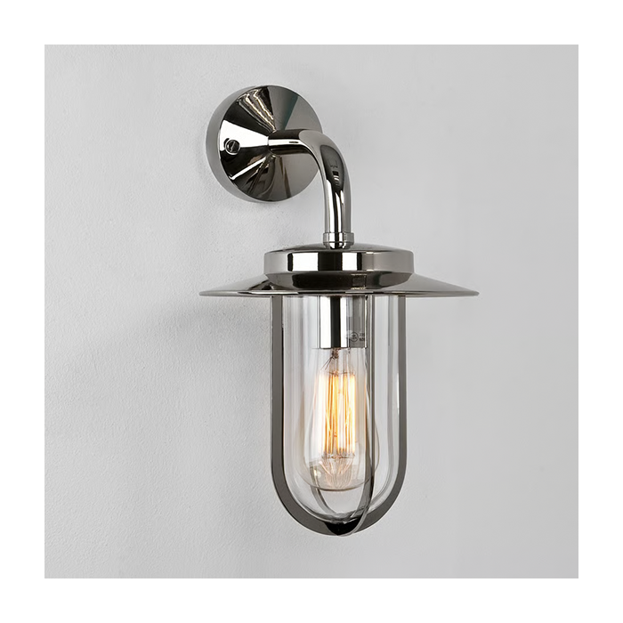 Astro Montparnasse Wall Outdoor Light-Polished Nickel