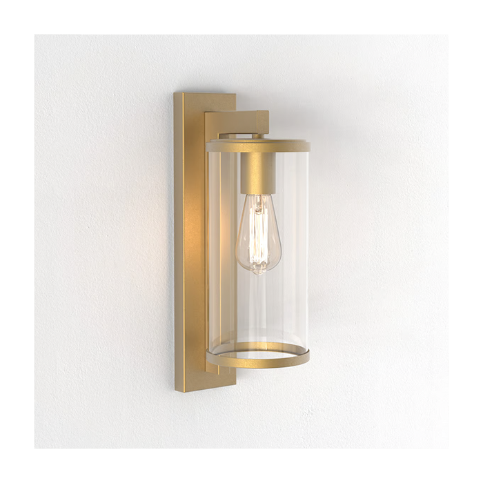 Astro Pimlico Outdoor Wall Light-400mm-Antique Brass