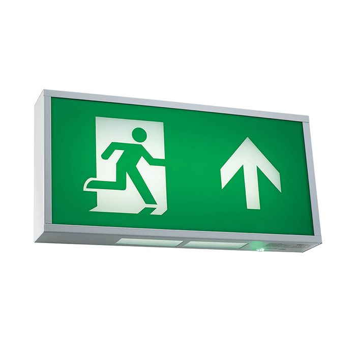 BELL Lighting 09019 Spectrum 4W LED Emergency Standard Exit Sign Light & Up Legend, Maintained/Non-Maintained