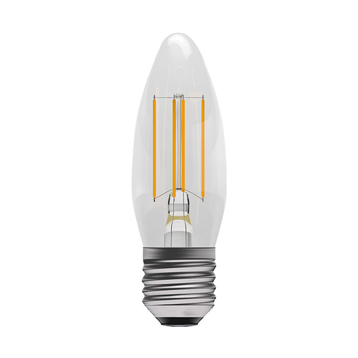 Bell Genesis 4.5W LED Filament Clear Candle Dimmable ES 2700K 