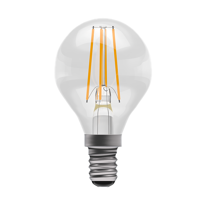 Bell Genesis 4.5W LED Filament Clear Round SES 2700K