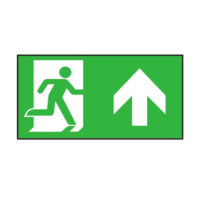 BELL Lighting 09004 Spectrum New Style Up Legend for Slim Exit Sign (Spare Accessory)