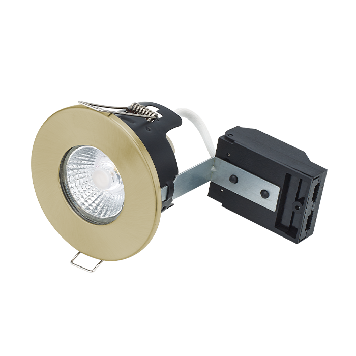 Bell Fire Rated MV Downlight Brass