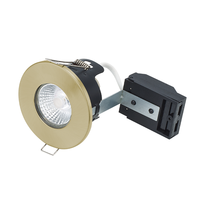 Bell Fire Rated MV Shower Downlight Brass