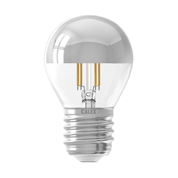 Calex LED 4W E27 Dimmable Top-mirror Filament Ball-lamp