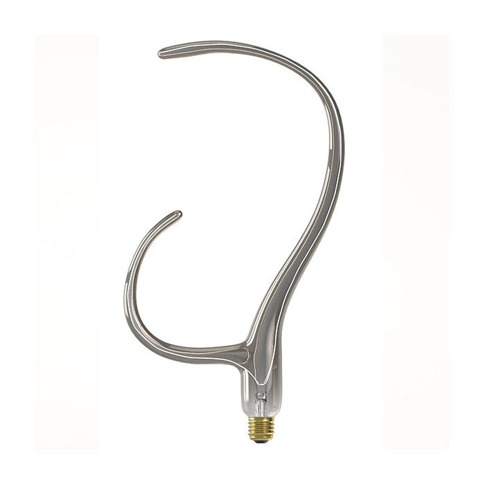 Calex Ypsilon LED Lamp 240V 6W 130lm E27, Titanium 2100K dimmable