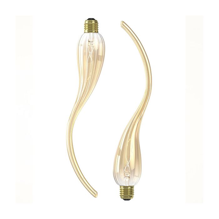 Calex Lamda Gold LED lamp 240V 4W 2100K Dimmable (Pack of 2)