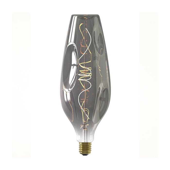 Calex Barcelona LED Lamp 240V 4W 60lm E27, Titanium 2100K dimmable