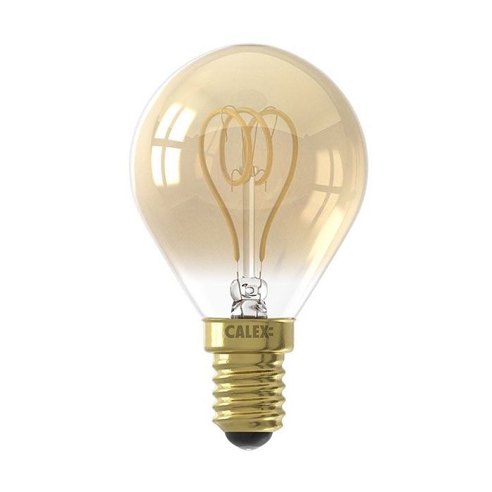 Calex LED SES/E14 Gold Golfball Lamp
