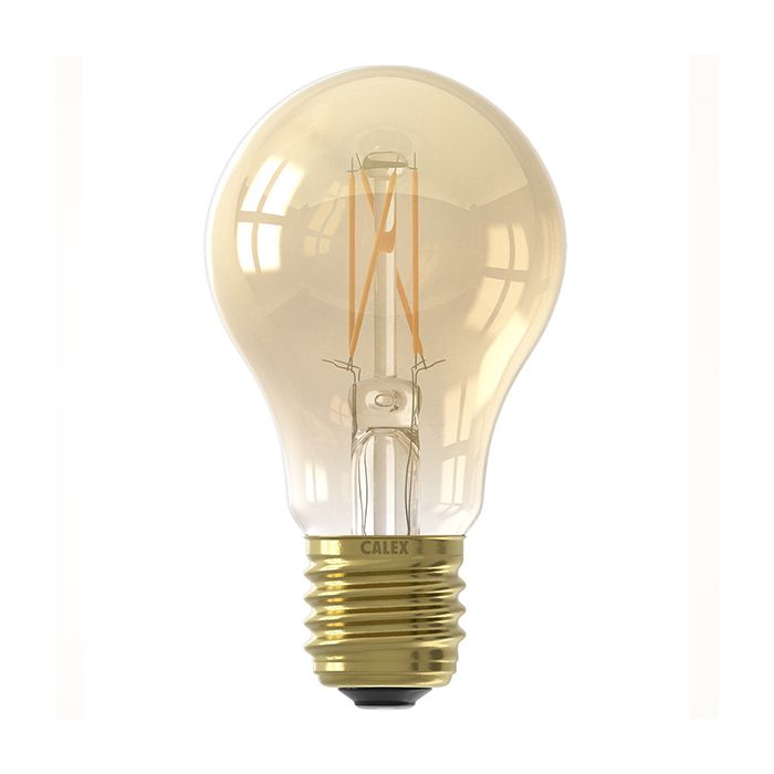 Calex LED Filament GLS Lamp 240V 4W E27 A60 2100K Gold Dimmable