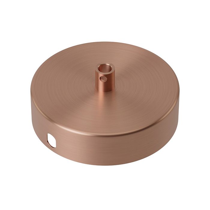Calex 940018 Metal Ceiling Rose Matt Copper 100mm 1 hole