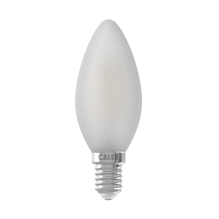Calex Filament LED Candle Frosted outside 240V 3.5W 2700K Dimmable
