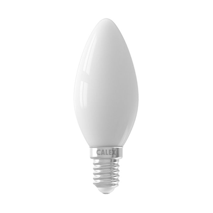 Calex LED Full Glass Filament Candle Lamp 240V 4W B35 Softline 2700K Dimmable