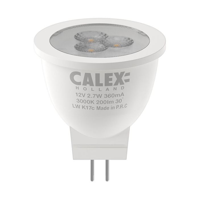 Calex LED lamp MR11 12V 2,7W 230lm 3000K, warm white