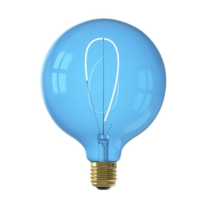 Calex NORA LED Globe G125 240V 4W 80lm E27, Sapphire Blue 2700K dimmable