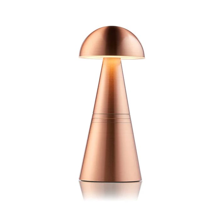 Charm Dome Cordless Table Lamp Copper