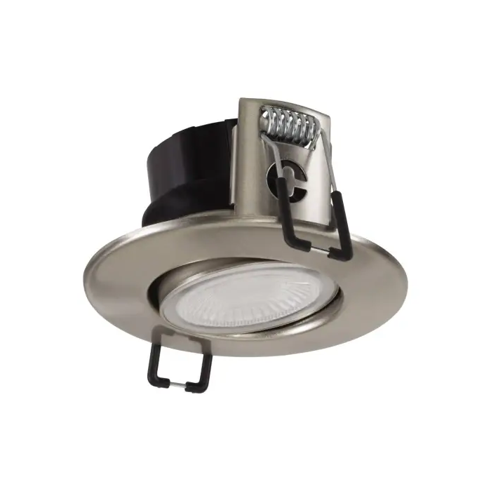 Collingwood H4 Lite Adjustable LED Downlight Brushed Steel 4000K