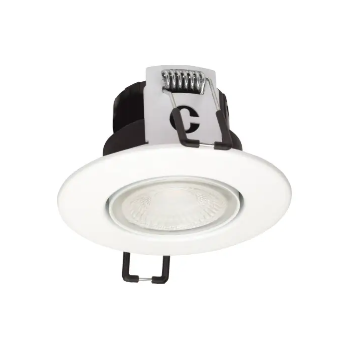 Collingwood H4 Lite Adjustable LED Downlight Matt White 3000K 