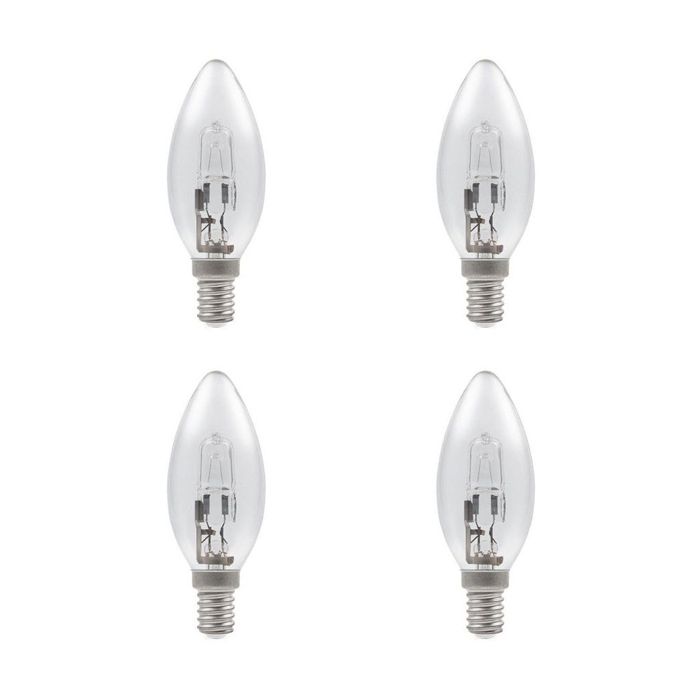 Crompton 18w Halogen Candle SES  4 PACK