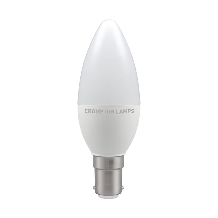 Crompton LED Candle Thermal Plastic 5.5W 2700K SBC-B15d