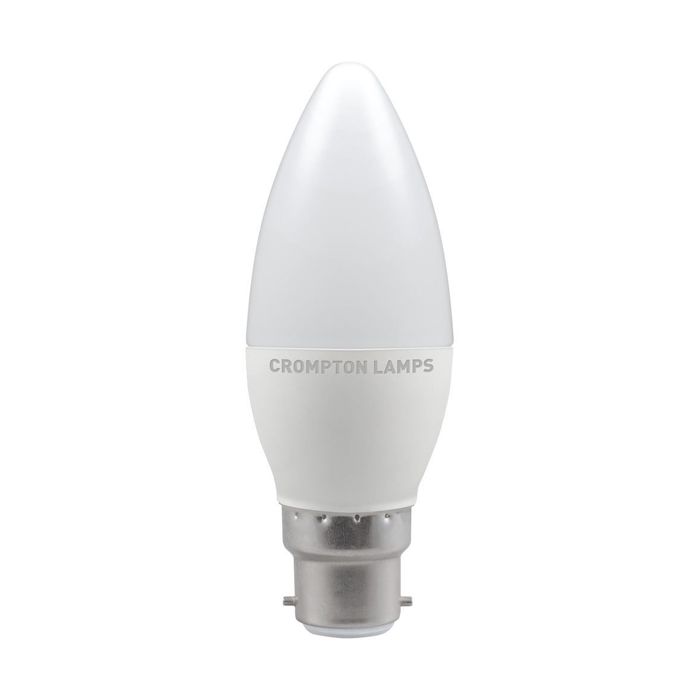 Crompton 9202 LED Candle Thermal Plastic Opal 5.5W 2700K BC-B22