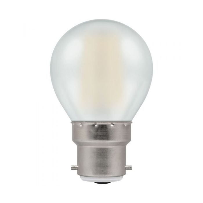 Crompton 5990 LED Round Filament Pearl 4W 2700K BC - B22d
