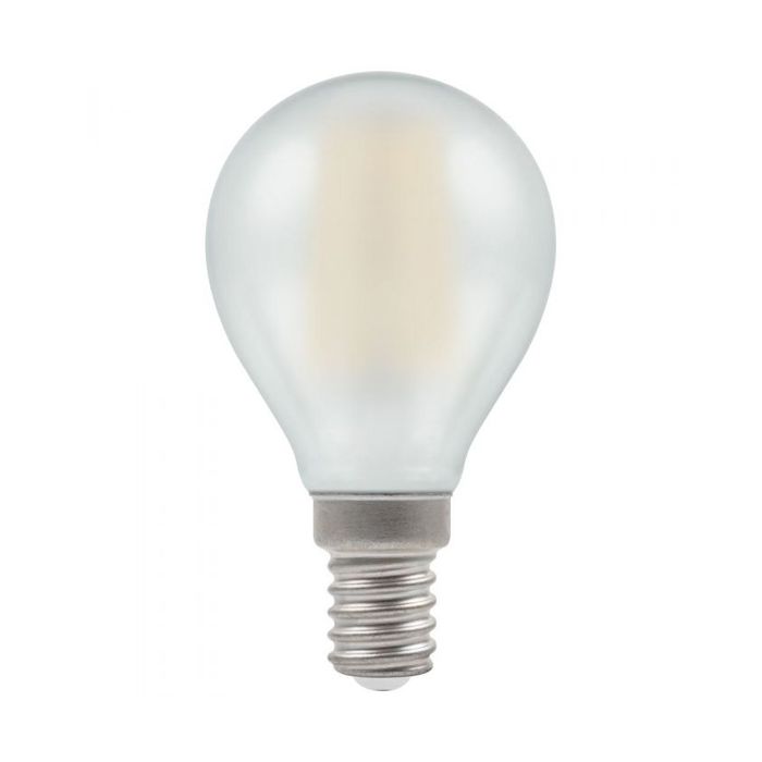 Crompton 7284 LED Round Filament Pearl 5W 2700K SES - E14