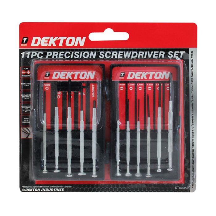 DEKTON 11PC PRECISION SCREWDRIVER DT65311