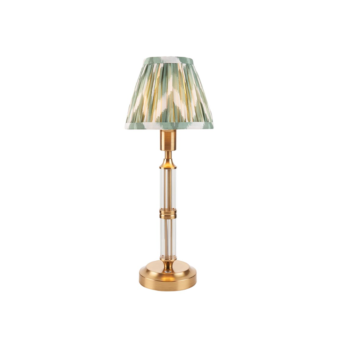 Endon  Lighting Morton Rechargeable & Zigzag 16cm Table Lamp