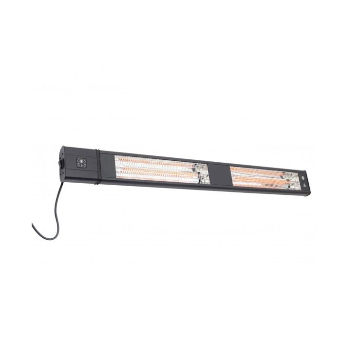 FORUM Lighting Solutions Glow Infrared Wall Mounted Patio Heater In Black Finish ZR-32301
