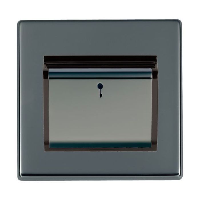 Hamilton Hartland CFX Black Nickel Hotel Key Card Switch Black Trim and Black Nickel Insert